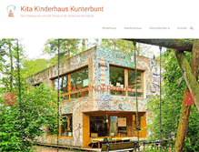 Tablet Screenshot of kinderhaus-kunterbunt.org